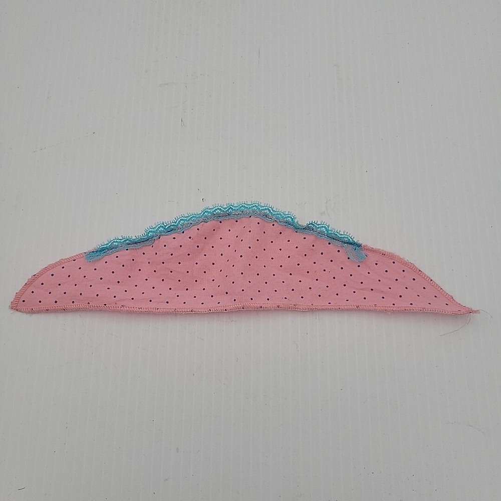 1987‎ My First Barbie Easy-On Fashions #4587 Pink Blue Polka Dot Accessory